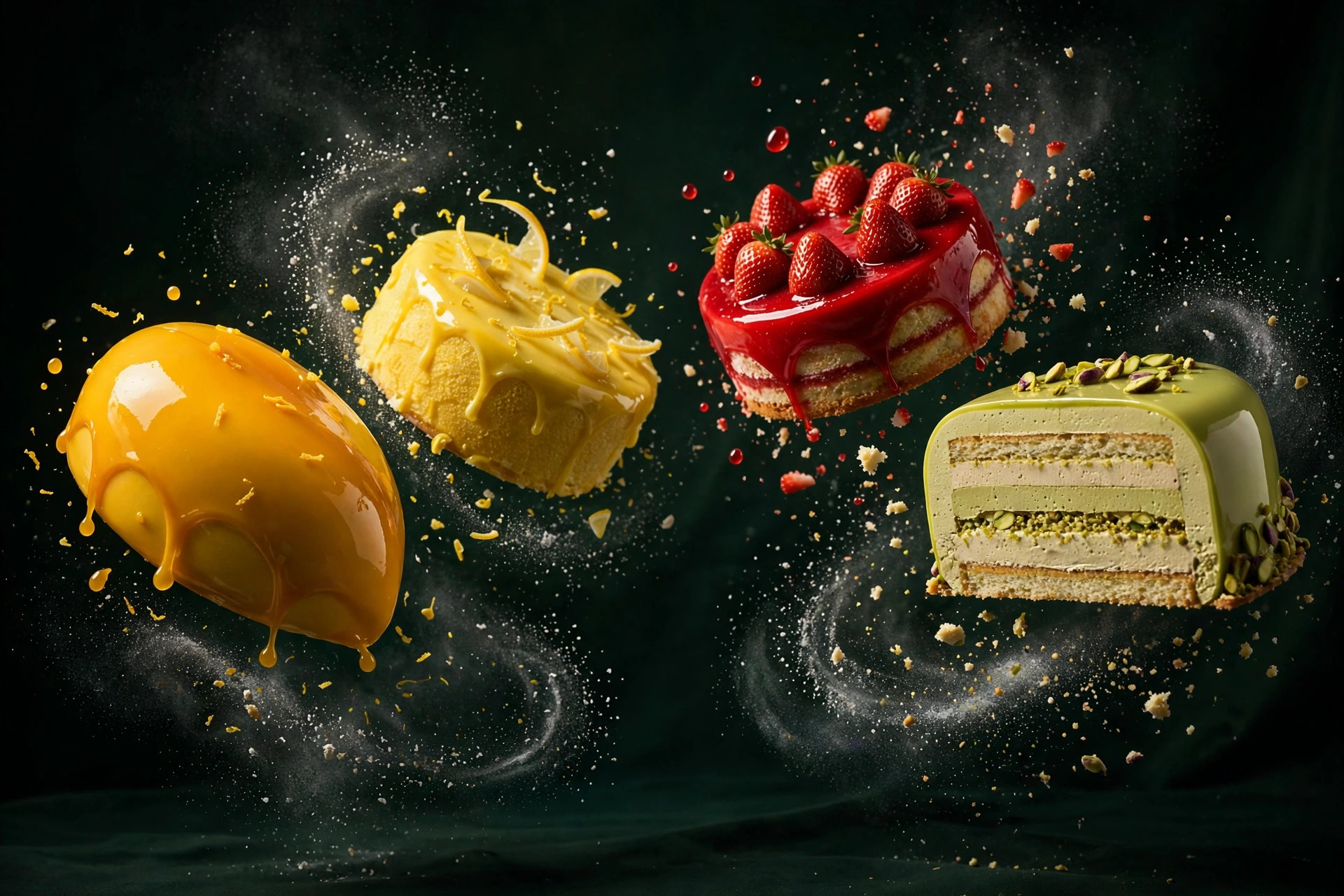 Artisan pastries and bread